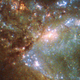 Illustration for article titled What Two Galaxies Look Like When They Merge Together As One